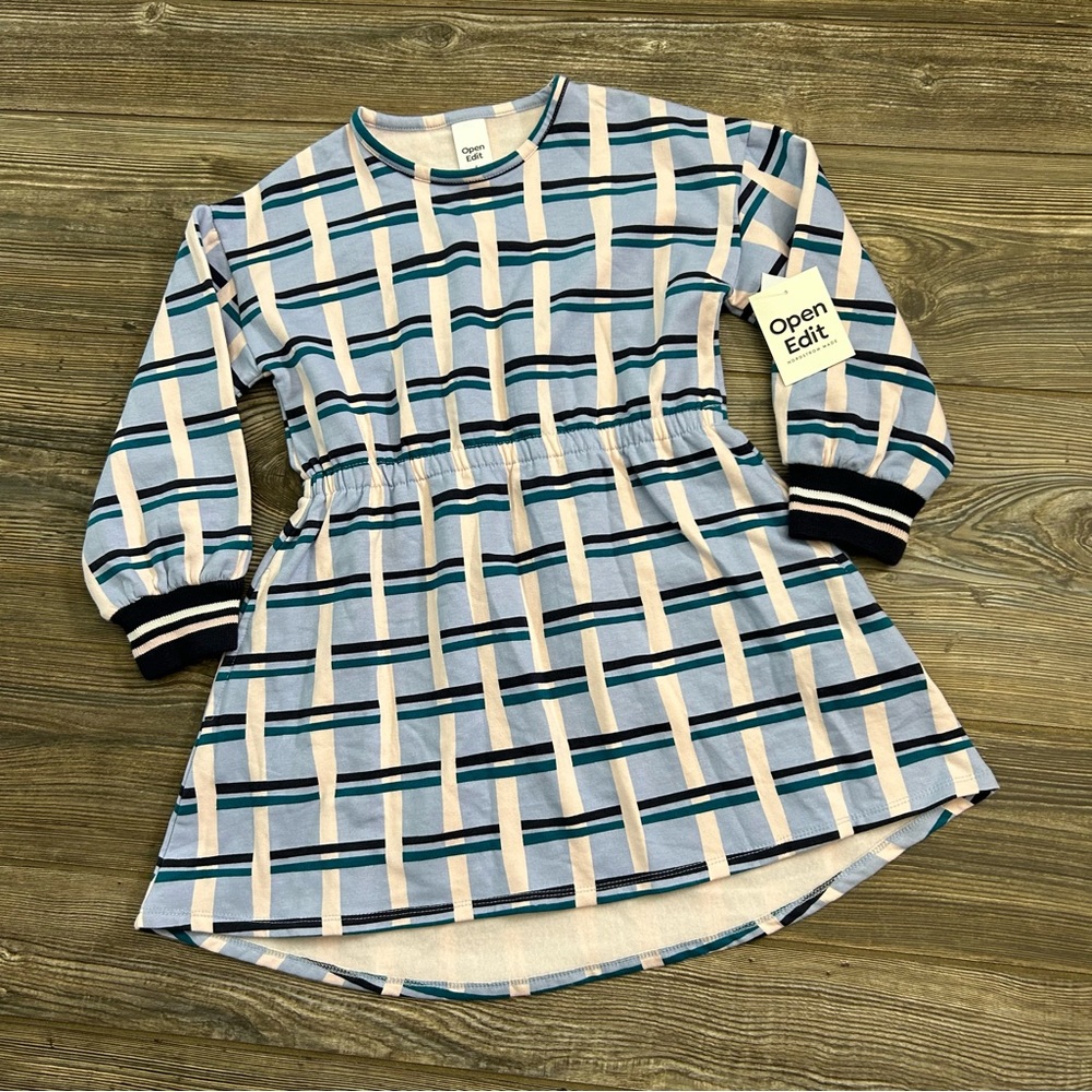 Open Edit girls sweatshirt dress NWT